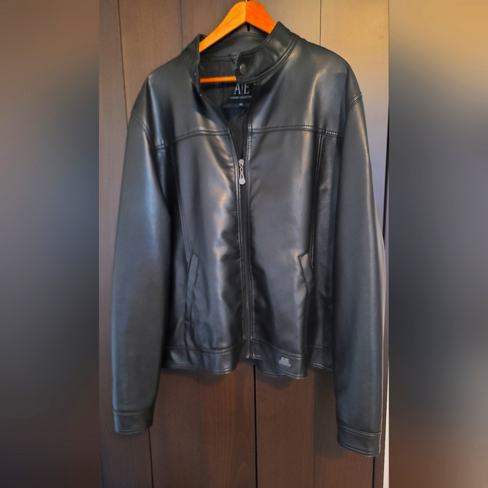 Black Men's Leather Jacket